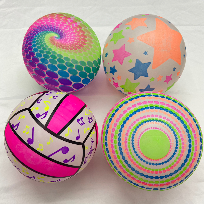 pvc荧光球 玩具球 地摊玩具 充气球 厂家直销_凯达制球_义乌购