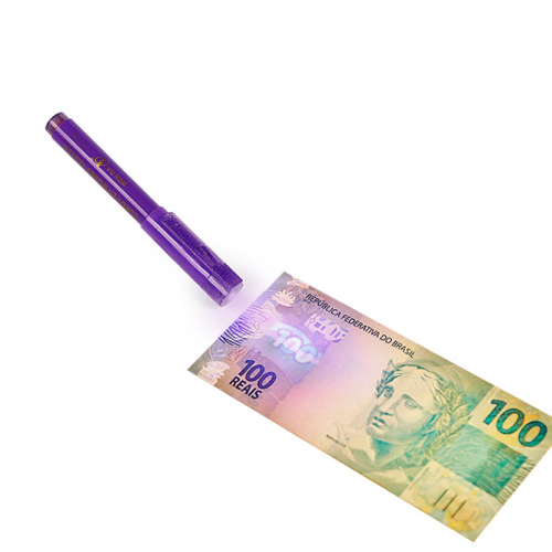 cross-border special money detector pen export standard foreign currency detection color changing pen uv money detector pen with light money detector pen
