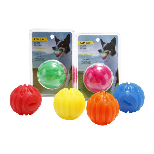 Pet LED Light-Emitting Dog Bite Ball Toy Training Ball Bite-Resistant Factory Direct Supply Spot Supply