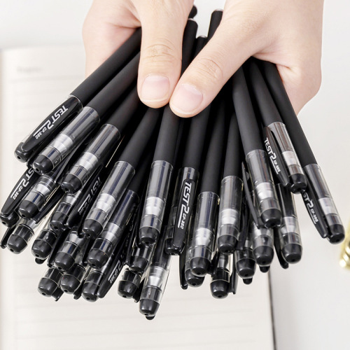 Gel Pen 0.5 Black Student Signature Pen Carbon Pen Ball Pen Office Office Supplies Business Exam Red and Black T