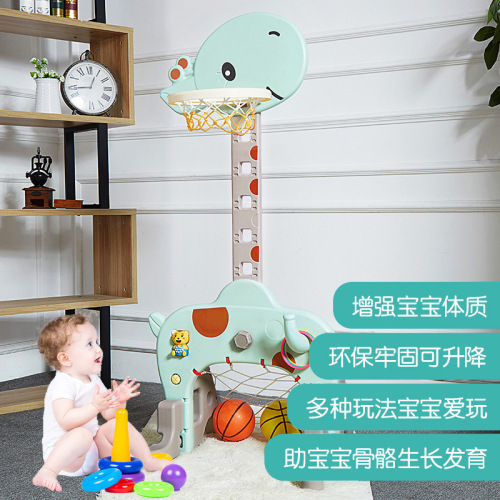 Children‘s Basketball Stand Adjustable Football Door Indoor Sports Equipment Baby Basketball Stand Basketball Frame Toy