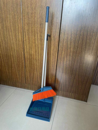 Broom and Dustpan Set Office Home Cleaning Sets Plastic Indoor Soft Wool Floor Broom Set