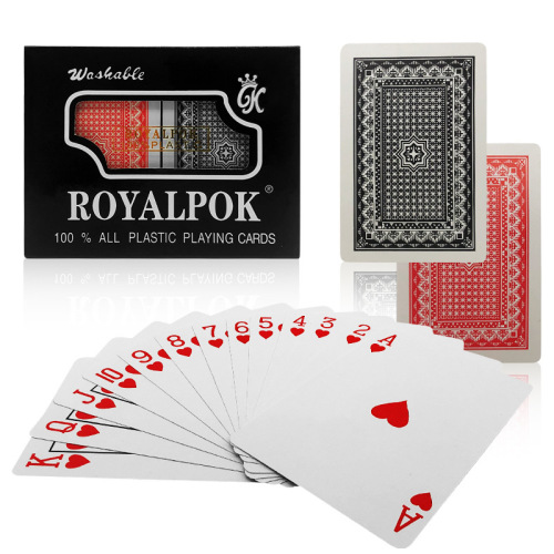 factory wholesale high-grade plastic playing cards double set box set factory direct sales foreign trade cross-border export playing cards