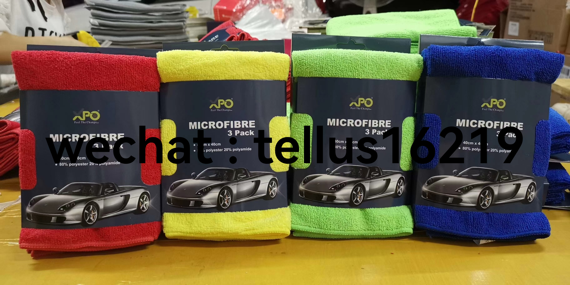 3pcs Microfiber towels set