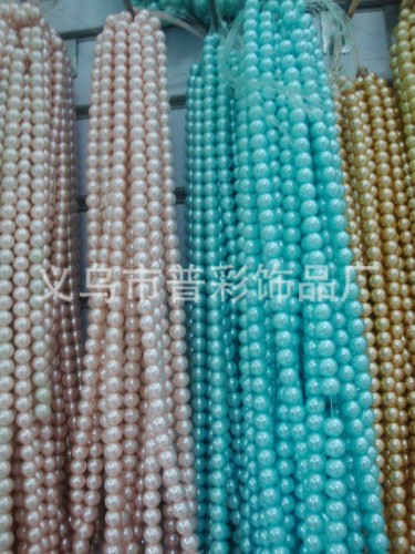 [factory wholesale] plastic wire beads imitation pearl wire beads