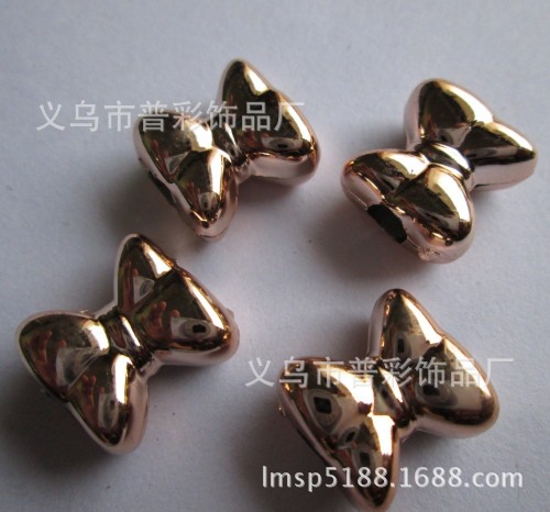 yiwu jewelry manufacturers supply diy accessories irregular bowknot metal beads large quantity congyou