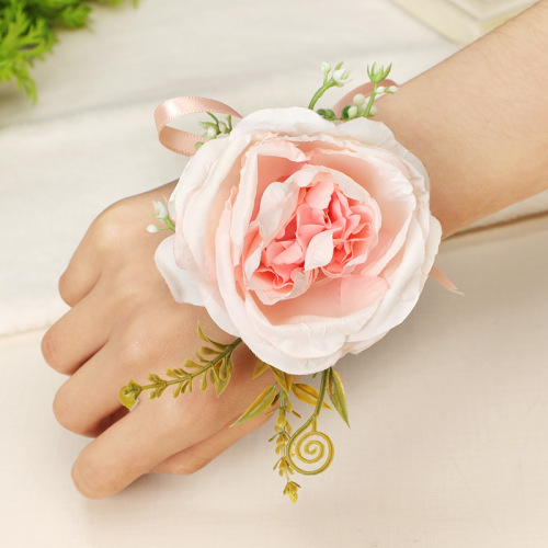 Korean Mori Style Wedding Bridesmaid Sisters Group Wrist Flower Fresh Beautiful Bride Wrist Flower Activity Dance Celebration Handed Flower