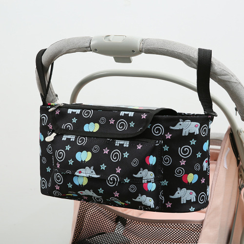 new multi-function baby carriage hanging bag storage bag feeding bottle water cup bag baby stroller hanging bag hanging bag cross-border