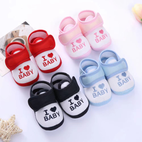 Men‘s and Women‘s Baby Shoes Toddler Shoes Magic Stick Shoes 0-12 Months Baby‘s Shoes Factory Self-Produced