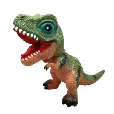 大号卡通q萌霸王龙拉伸长54高34带ic单种声音模型恐龙系列