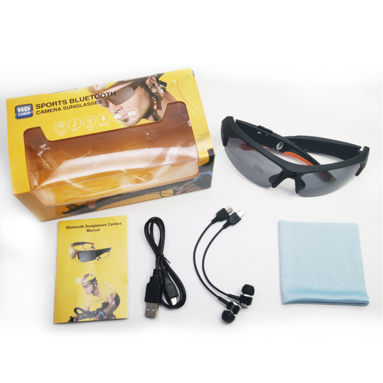 Nuevas gafas de sol deportivas polarizadas con tarjeta incorporada para llamar, escuchar música, filmar, gafas inteligentes con Bluetooth_voghion.com