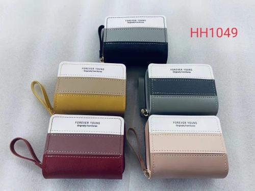 Wallet Women‘s Short New European and American Stylish and Versatile Zipper Coin Purse Multi-Card Large Capacity Foreign Trade Integrated Bag 