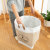 Pu Handle Laundry Bag Thickened Box Toy Sundries Frame Large Cotton and Linen Dirty Laundry Laundry Baskets Cross-Border