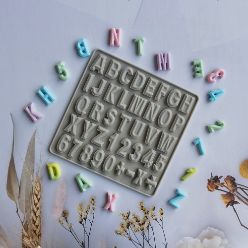 silicone mold 26 english letters silicone chocolate mold cake mold baking tools