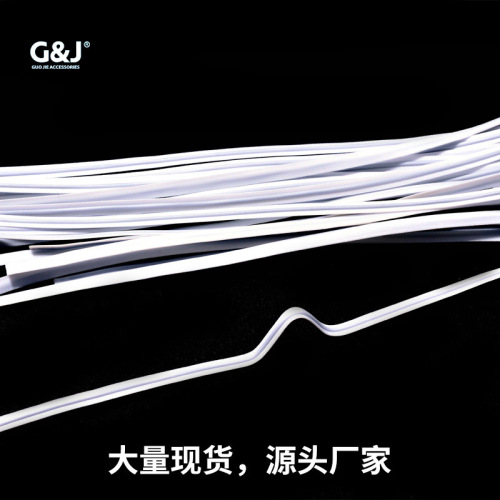 Wholesale N95 Mask Accessories Double Core Built-in Nose Bar Disposable Shaping Strip Full Plastic Boneless Nose Bar 