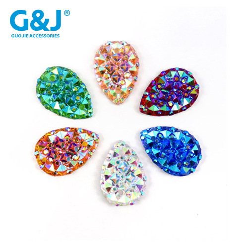 New Resin Drill Rough-Picked Diamond Broken Noodle Effect Mobile Phone Nail Diy Flat Bottom Stick-on Crystals Ornament Accessories Punch