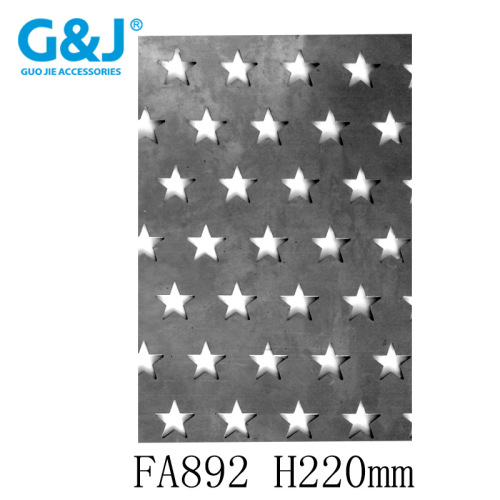 fa892 specializing in the production of iron sheet lace five-star flat stamping process lath hardware lace