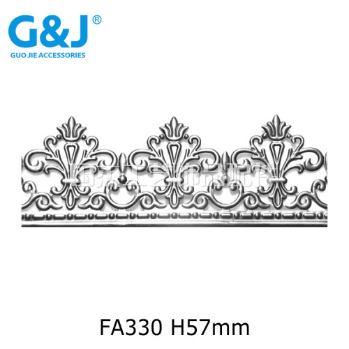 customized iron stamping pattern hardware lace ancient costume decoration stamping punching mesh lighting metal iron flower belt