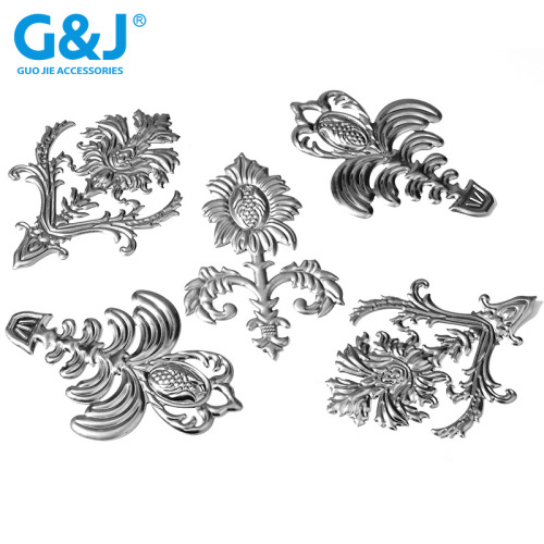 Factory Direct Sales Simulation Plant Iron Stamping Parts Accessories Metal Crafts Flower Basket Decoration Craft Accessories