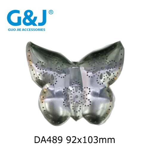Da489 Christmas Three-Dimensional Butterfly American-Style Village Style Hollow Fine Hole Transparent Lamp Iron Background Christmas Accessories