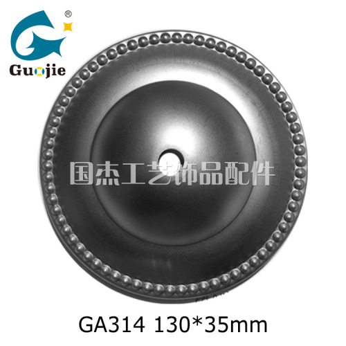 ga314 iron edge small dot horn candlestick base accessories ceiling lamp metal ceiling cover