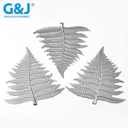 cross-border iron leaf decoration iron stamping accessories decorative leaves stamping candlestick bird cage flower stand