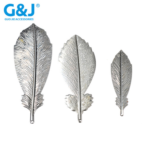 cross-border wrought iron bird feather metal stamping living room decoration ornaments hook combination crafts accessories