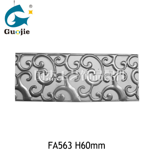 Fa563 Wavy Northern European Style Gift Packaging Decorative Doors and Windows Accessory Iron Strip Precision Customization