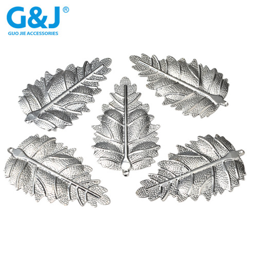 photo frame accessories wrought iron leaf decoration accessories metal electroplating simulation leaves crafts pendant decoration candlestick