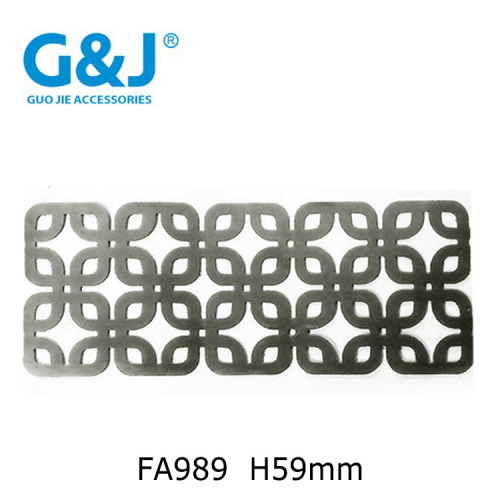 Square Square Shape Hollow Staggered Pattern Flat Metal Stamping Lace Accessories crafts Decoration Lace