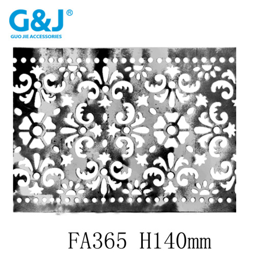 Iron Stamping Lace Iron Crafts Accessories Metal Edge Strip Hollow Wedding Aromatherapy Furnace Lampshade Ornaments 