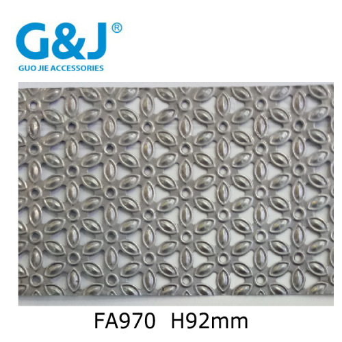 Beige Hollow Pattern Relief Stamping Hardware Crafts Lace Accessories Spring Series Iron Lace