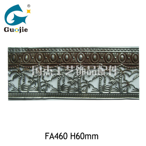 custom nordic style photo frame decorative metal strip 60mm cm hollow coconut forest hardware lace