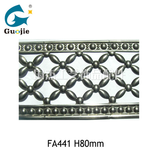 metal hardware stamping hollow hemp rope imitation woven mesh lace iron clothes basket crafts strip steel strip accessories