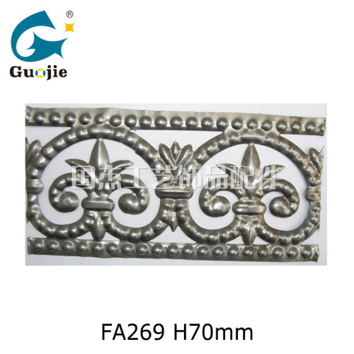 custom hollow peach heart pattern stamping iron rectangular iron craft decorations lace ring