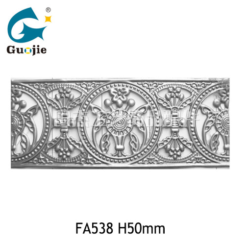 5cm iron sheet lace guardian god hollow pattern metal plate strip persian style crafts stamping hardware