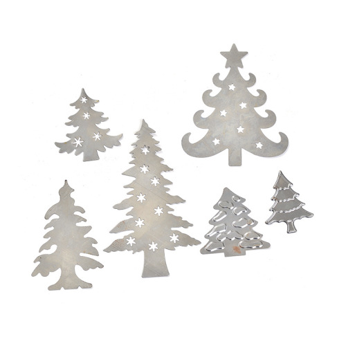 Iron Metal Crafts Iron Christmas Tree Christmas Supplies Stamping Accessories Raw Materials Home Decoration Accessories DIY
