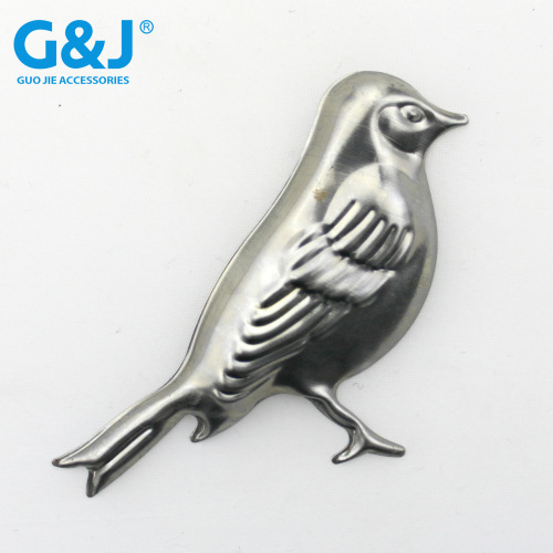 cb027 various sizes iron animal accessories left and right side thrush cuckoo iron sparrow sparrow shaped bird