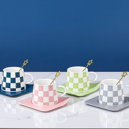 nordic ins ceramic coffee set household milk cup office coffee cup scented tea cup sna pte suit