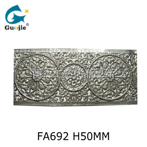 Dense Hole Relief Shape Stamping Iron Sheet Lace 50mm Fruit Plate Hollowed-out Pattern Lace Accessories