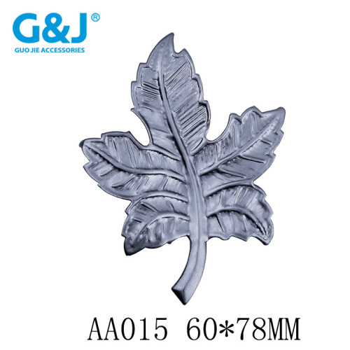 solid three-head maple leaf iron sheet metal plate strip professional stamping accessories iron flower iron home decoration painting leaves