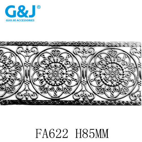 Fa622 Porous Hollow Lace Ancient Costume Headdress Accessories Wrought Iron Craft Ornaments Metal Lace slatted Stamping Die 