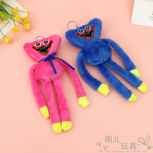 Bobby‘s Game Time Poppy Playtime Sausage Monster Pendant Doll Keychain Cross-Border Plush Toy