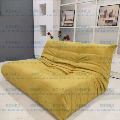 Nordic Light Luxury Tatami Bedroom Living Room Recliner Lazy Sofa Single Balcony Lying Leisure Caterpillar Chair
