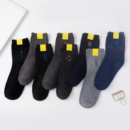 Socks for Old People Men‘s Old Socks Autumn and Winter Socks for Middle-Aged and Elderly People Stall Socks Wholesale