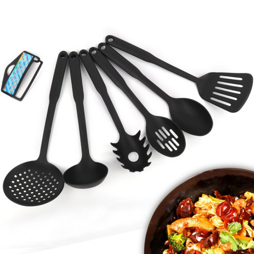 Nine-Point Handle Nylon Kitchenware Six-Piece Non-Stick Pan Spatula Set Cooking Shovel Spoon Tool Kitchen Tools Tableware