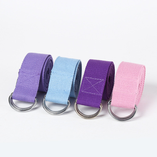 factory direct dance yoga stretch belt beauty back anti-humpback stretch band air yoga rope shoulder webbing polyester cotton