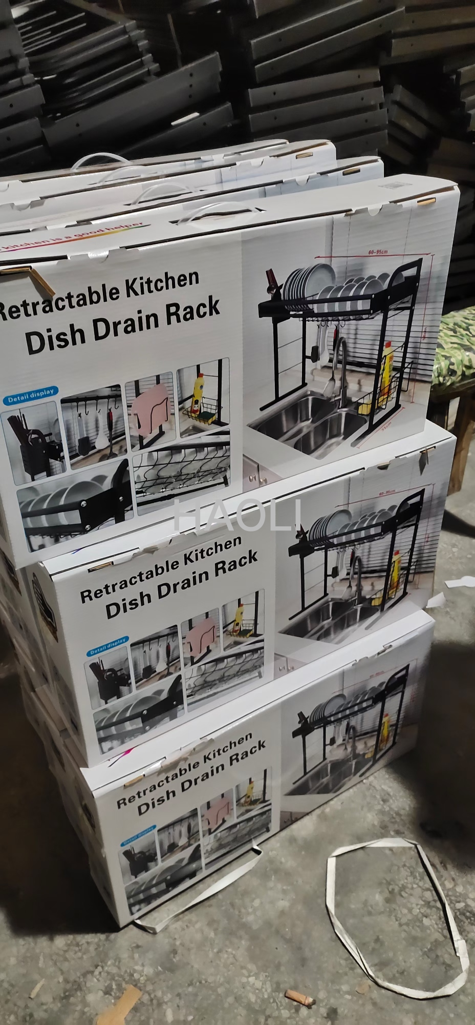 stainless steel kitchen drain rack extendable dish rack