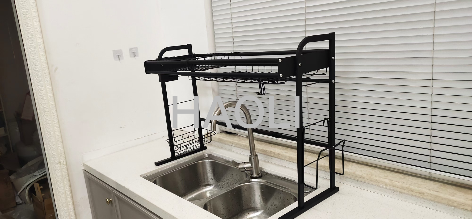 stainless steel kitchen drain rack extendable dish rack