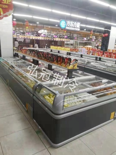 commercial refrigeration display cabinet supermarket and convenience store freezer